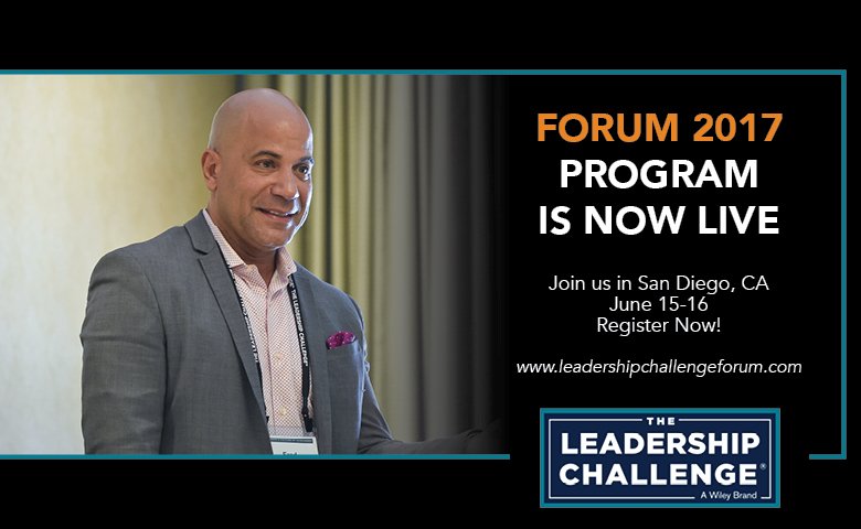 The Leadership Challenge Forum 2017 Program in Now Live.  Check out the exciting lineup of speakers for San Diego: ow.ly/NKBL309MzNK