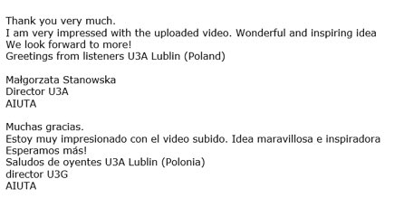 Muchas gracias por sus comentarios, es importante para nosotros contar con su apoyo.!