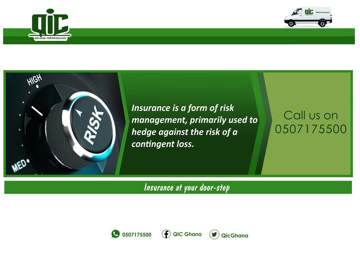qicghana's tweet image. Insurance is a form of risk management.
#quickasaflash
#protectionsolidasgold
#royalexperience