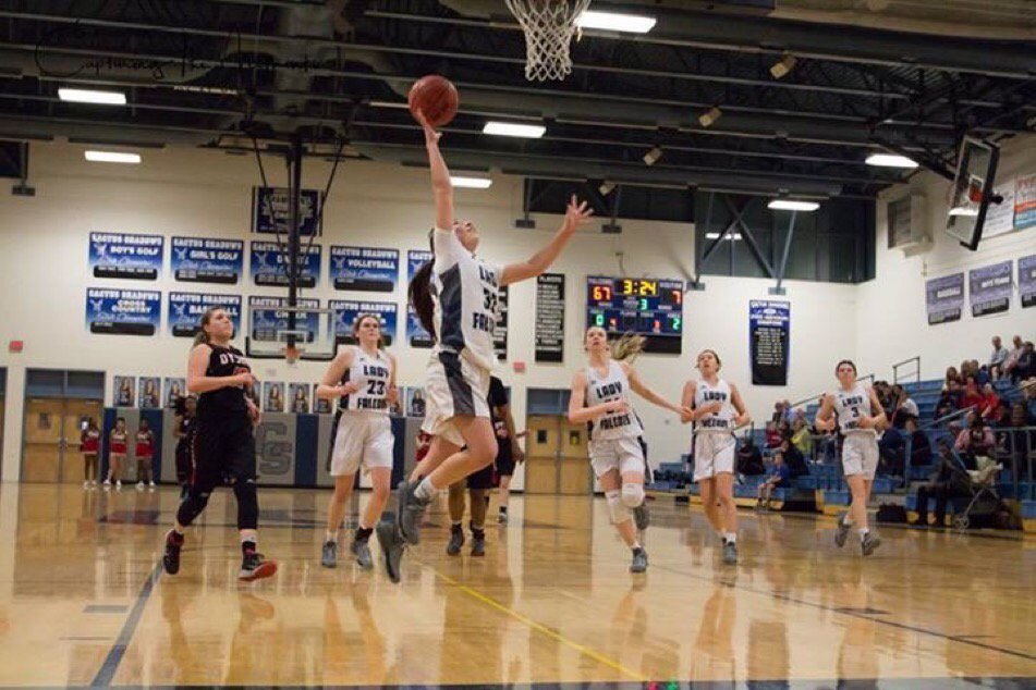 Congrats Lady Falcons Chloe Warrington &amp; Amy Mazanec- All Region Honorable Mention for basketball! 🏀