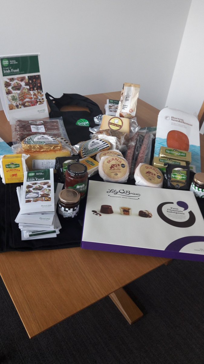 IrlEmbCroatia's tweet photo. The @Bordbia package has arrived for our #StPatricksDay celebration next week -- but if we get peckish in the Embassy ... #StPatricksinZG https://t.co/7atPmb7Zr6