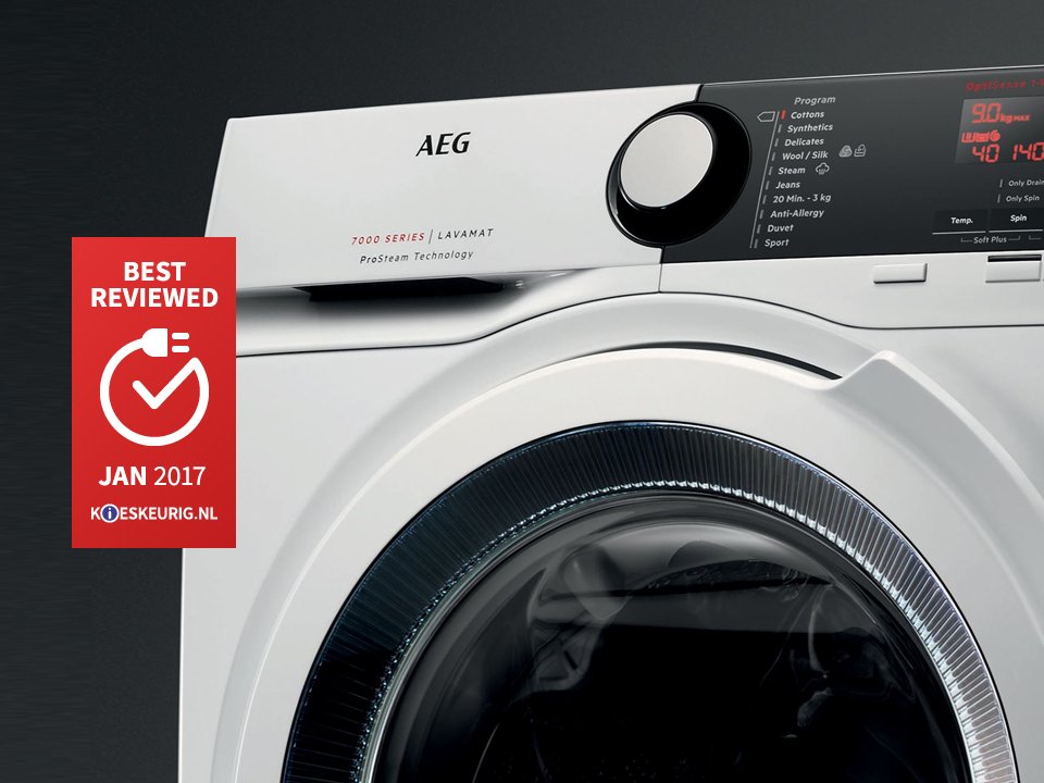 vertraging rijst hoofdstuk AEG Nederland on Twitter: "Zoek je nog een nieuwe wasmachine? Ons model, de  L7FE96CS, is op @Kieskeurig_nl als beste beoordeeld!  https://t.co/8AAJEFcjfv https://t.co/l91xsY3zCg" / Twitter