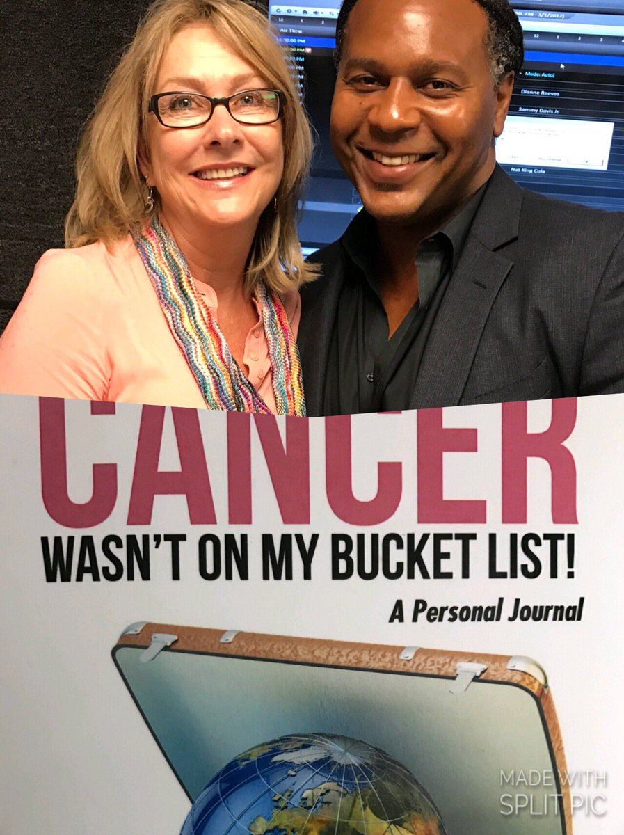 drkenkgrey's tweet photo. #Author Bree Kayson with her new book: #CANCER wasn't in my bucket list Tonight - 7pm on Maximum #Health #Radio #NPR 88.9 FM #WQCS.org #PRX https://t.co/zoOujP8ij5