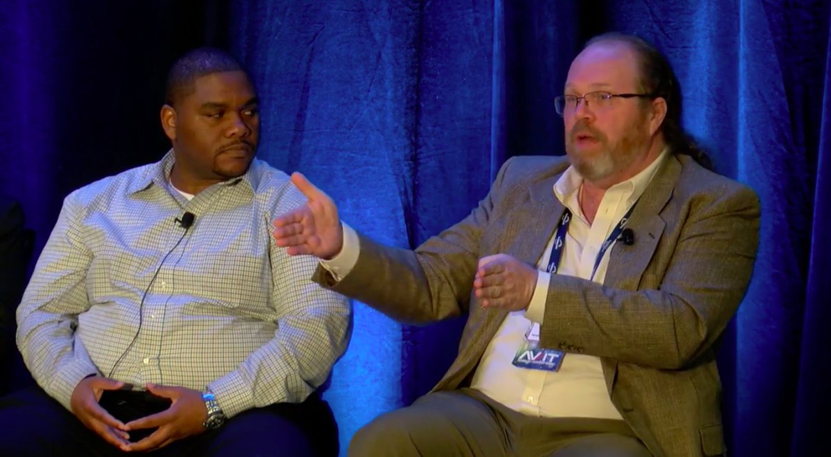 AVTechnologyMag's tweet photo. “There’s always latency. It’s not about it being 0—it’s about being appropriate." Paul Zielie #AVITSummit https://t.co/OAzTAehKVs #avtweeps https://t.co/cpNp7dEDyf