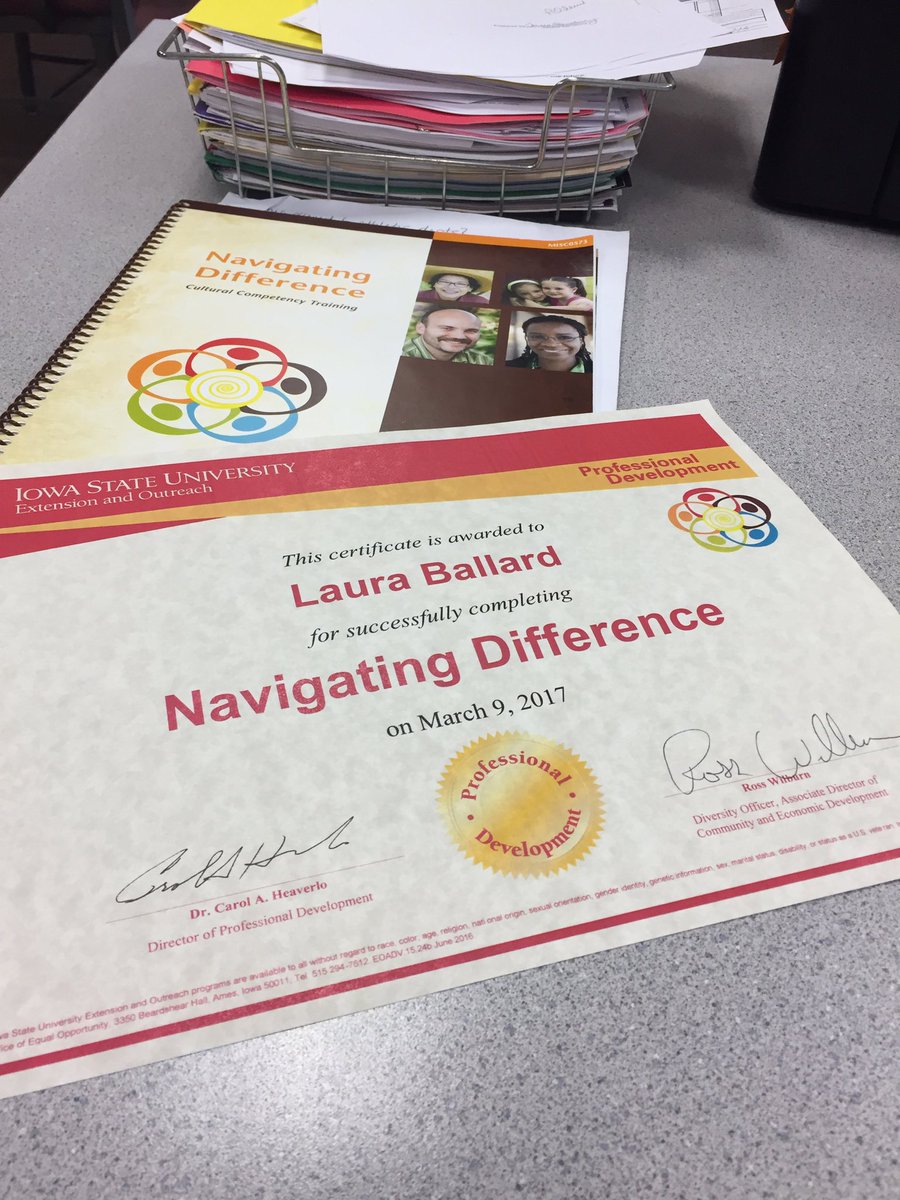 ISUExt_Greene's tweet image. Amazing training on both professional and personal level. Thanks for impactful 3 days @ISUExtension #NavigatingDifferences