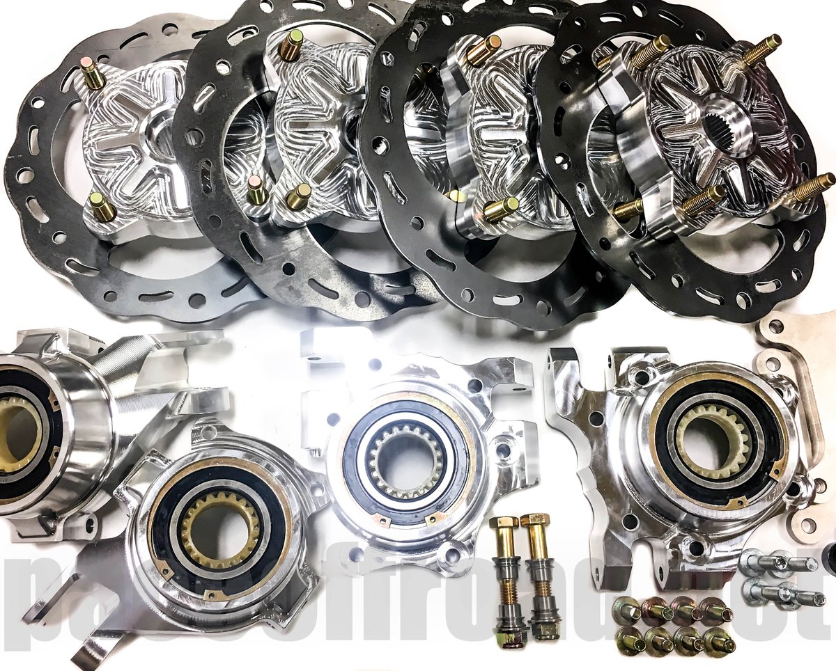 PaceOffroad's tweet image. RZR Big Bearing Hub and Spindle Kit on sale now!! 8 lbs. lighter, 30% larger bearing.
paceoffroad.net #paceoffroad #skf #utv #rzr