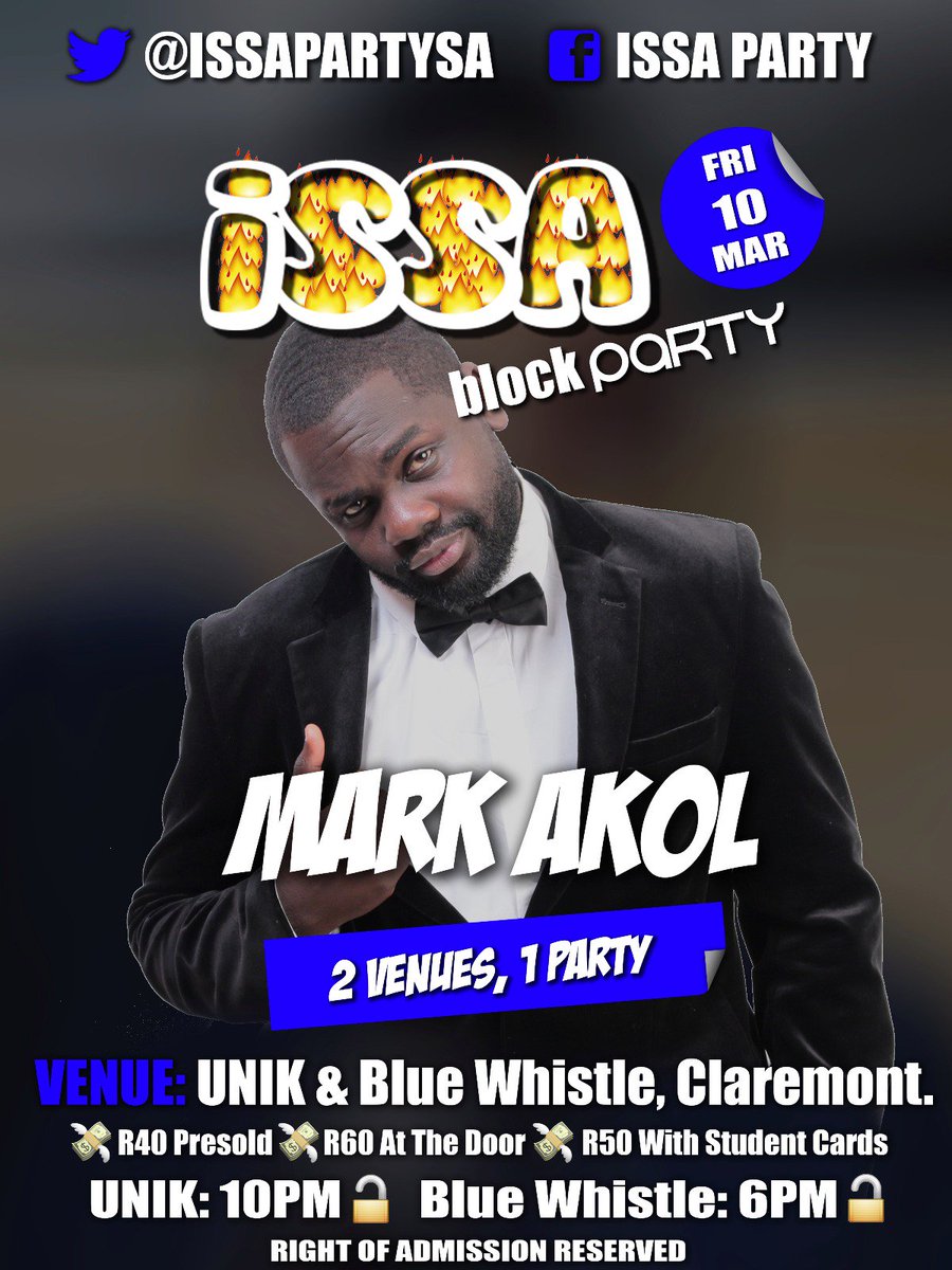 Mark_Akol's tweet photo. #IssaBlockParty10March
Ekse look , we trapping https://t.co/Psn8z81aF1