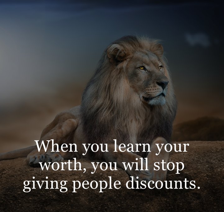 JasonHouck's tweet photo. When you learn your worth, you will stop giving people discounts. #business https://t.co/Hf2G306lfX