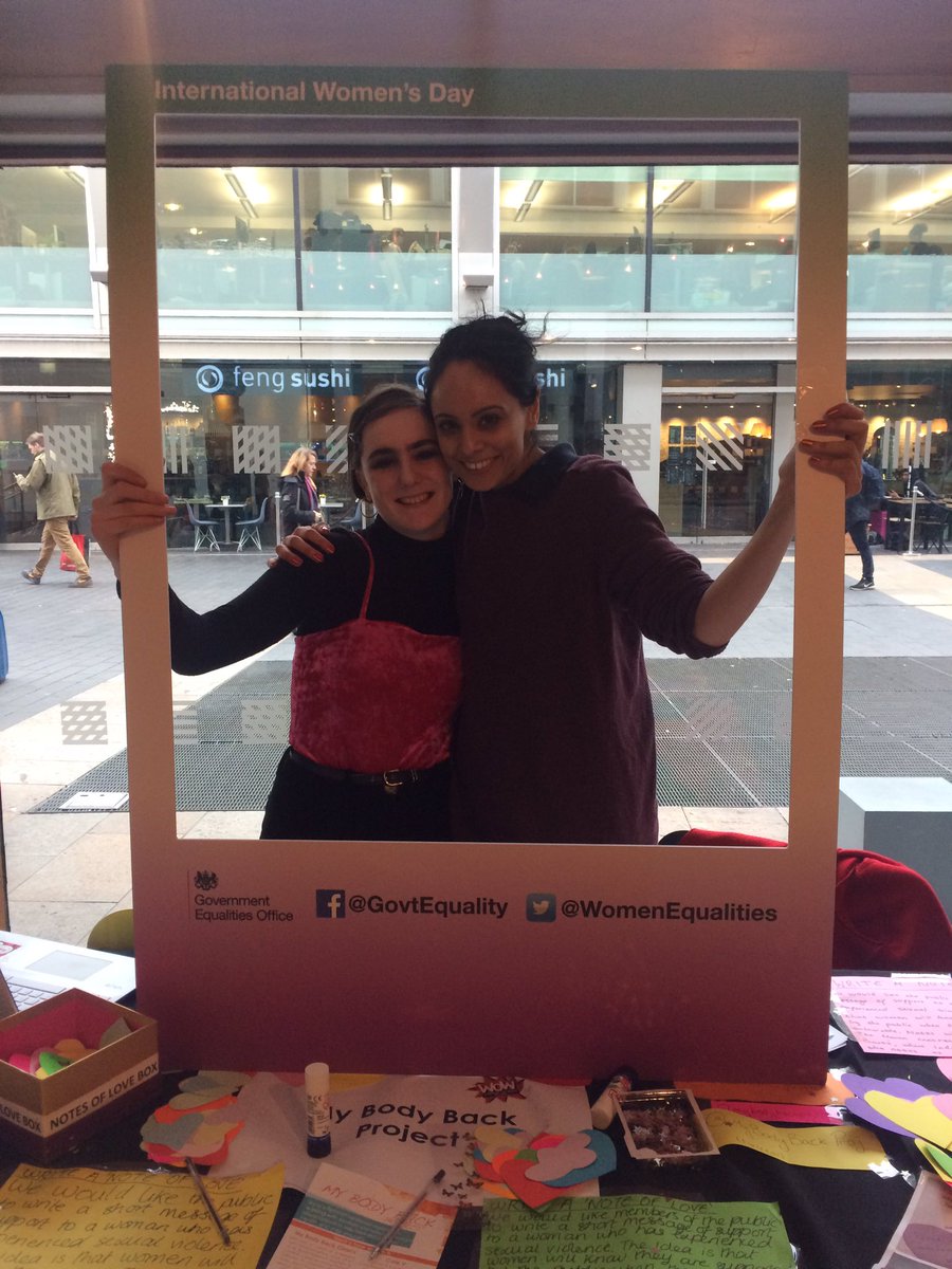 Lovely support from the @WomenEqualities team today at #WOW2017