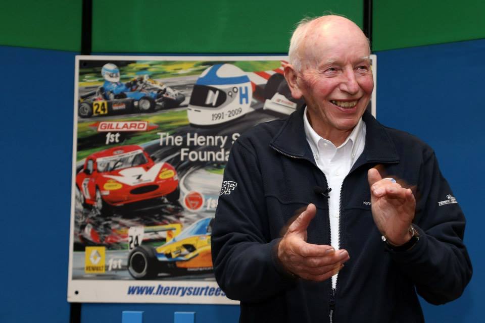 Terribly sad news-John Surtees has passed away. Amazing man &amp; racing legend, both on 2 &amp; 4 wheels. Thoughts with the family. #RIPJohnSurtees