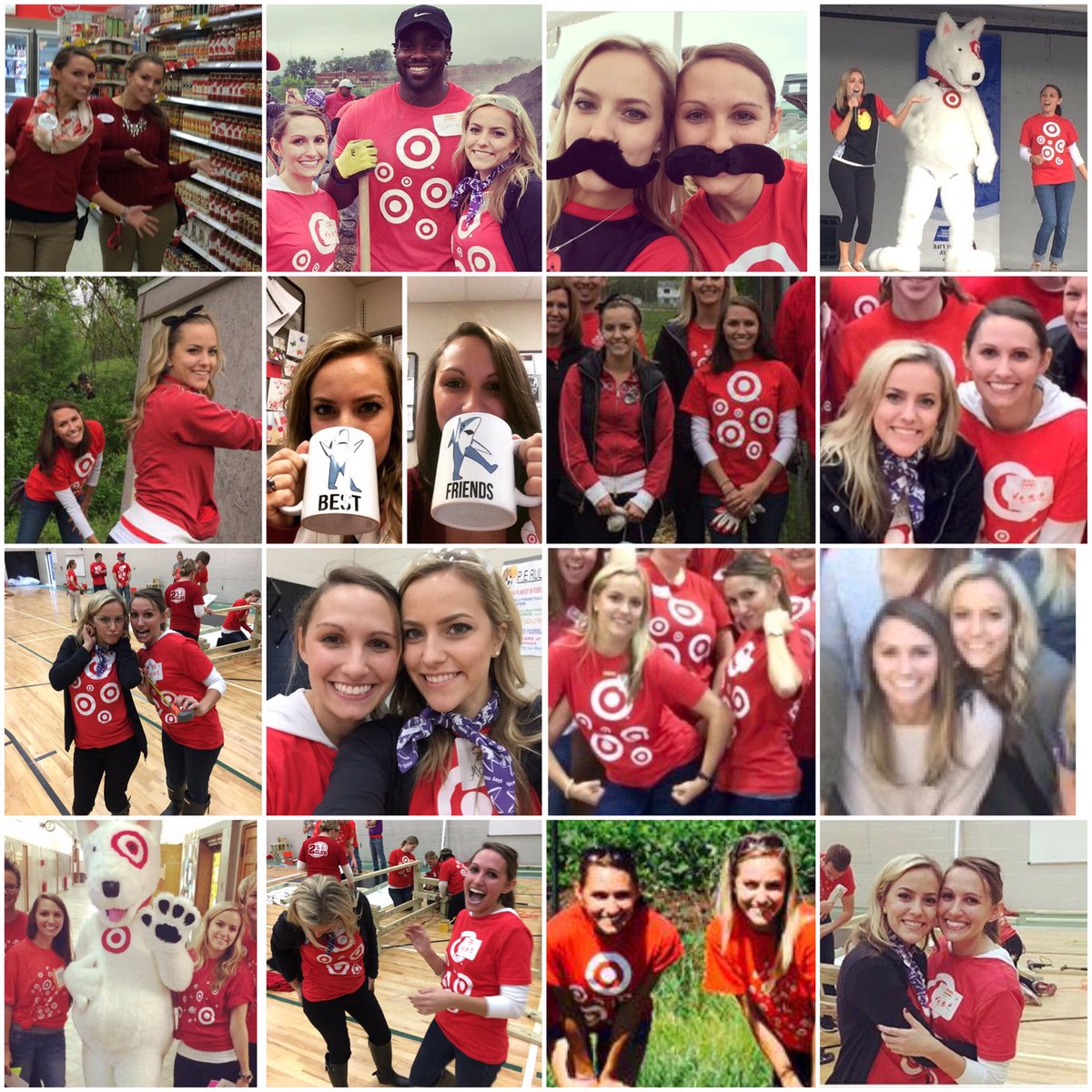 kelscap's tweet photo. Suddenly it's become so clear why everyone gets us confused! @abbypresley #alwaystogether #faketwins #fouryearsgoingstrong #Targetlife https://t.co/XQk1kPpkC5