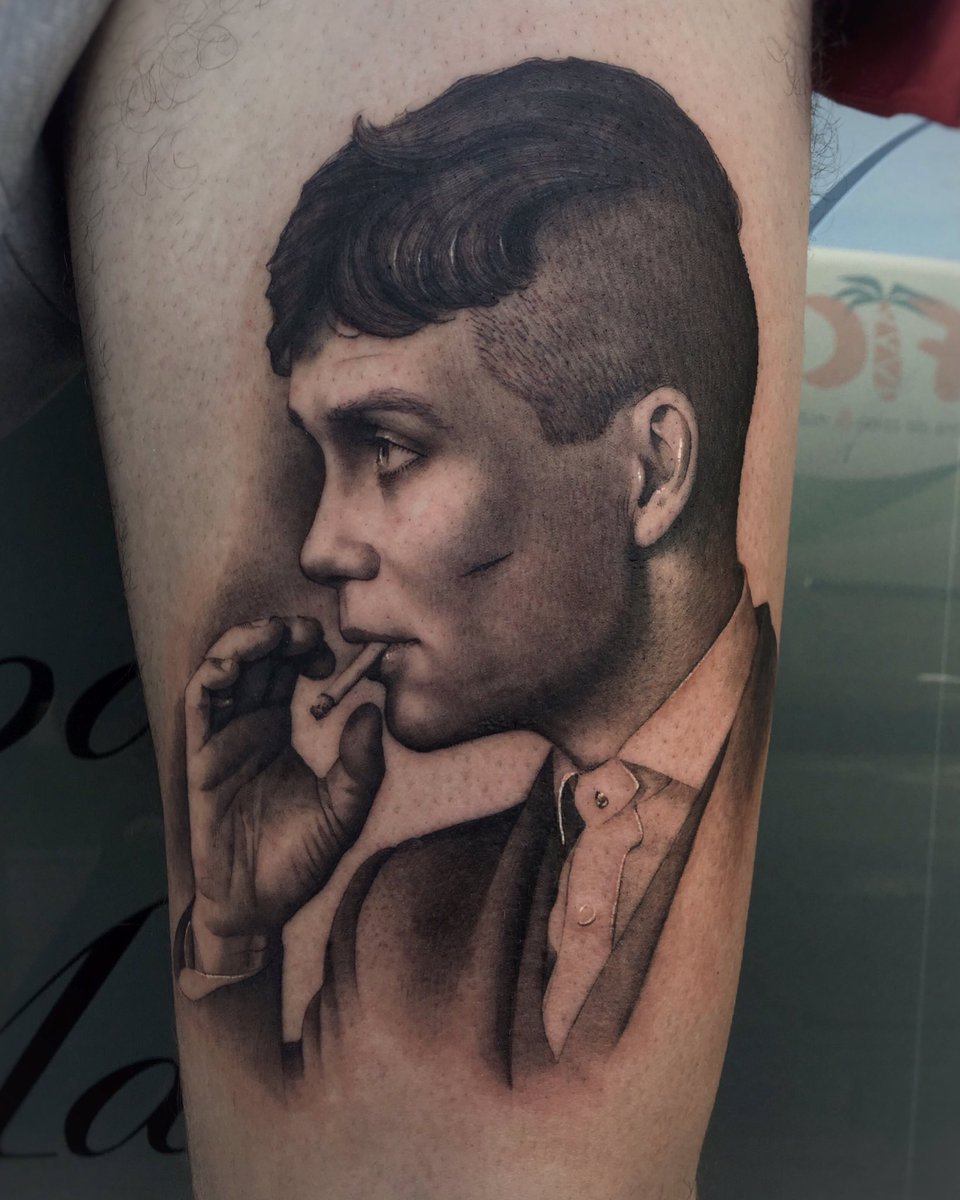 Pol_tattoo's tweet photo. Tommy Shelby 🔥 espero que os guste amigos!! https://t.co/EinzVcWyiG