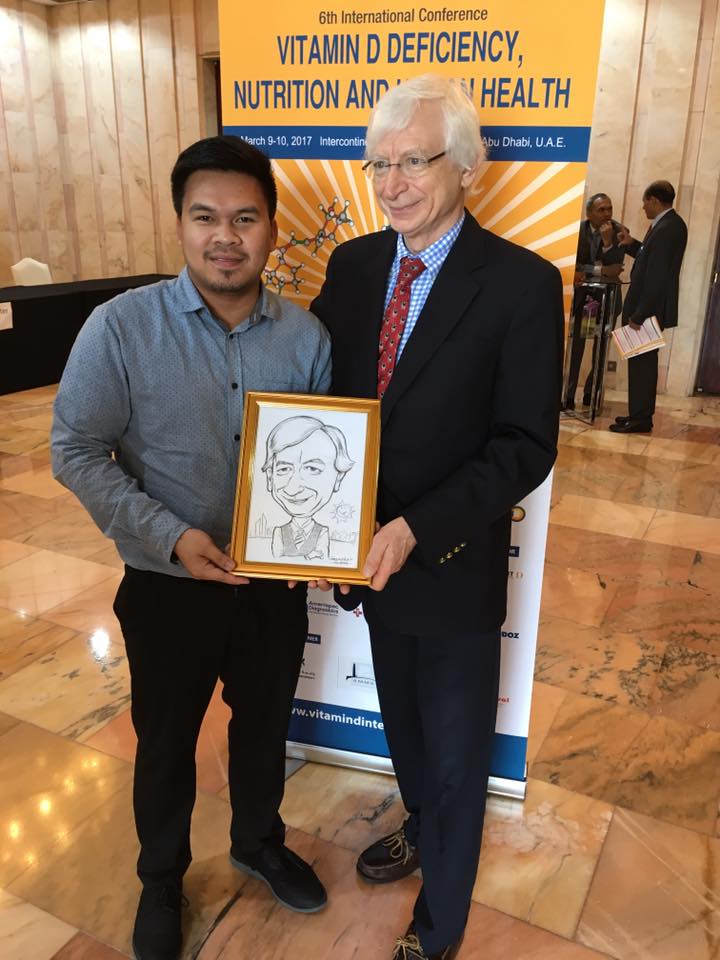 MCO_UAE's tweet photo. When MCO shows off their amazing caricature talent to @VitaminD_Health at 6th Intl Conf. On Vitamin D Deficiency, Nutrition &amp; Human Health https://t.co/PW64VI8i2p