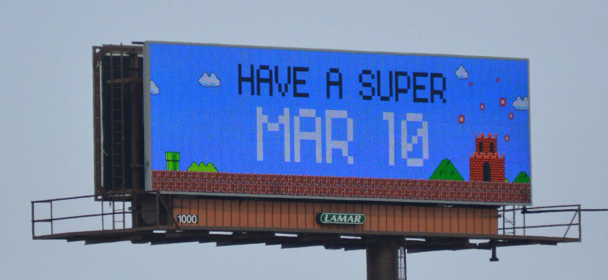 Have a Super #Mario Day!