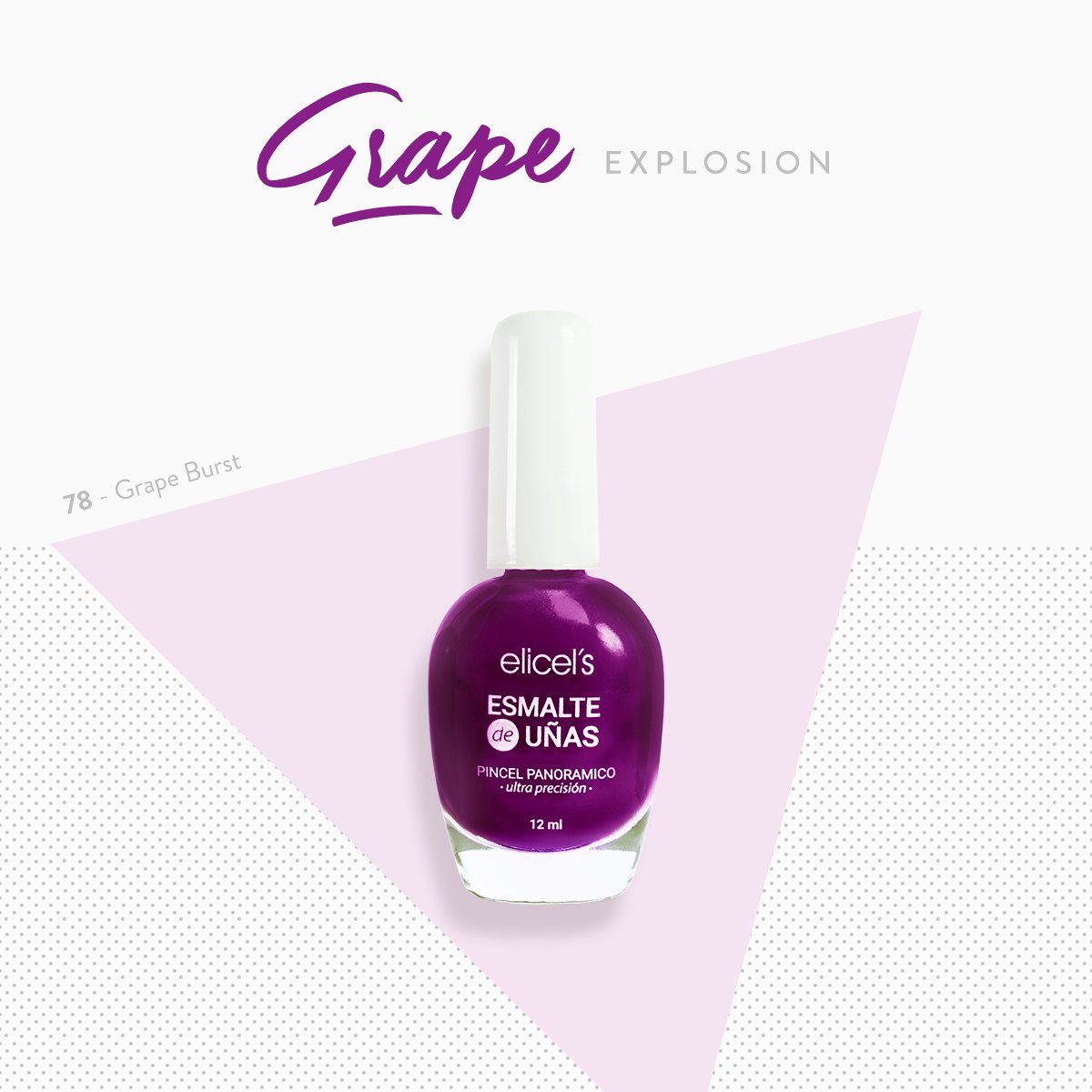 ElicelsMakeup's tweet image. Este color es una 💣 #Esmalte Nº 78 - #GrapeExplosion 💥
》Adquirí nuestros cosméticos en las principales perfumerías y farmacias del país.