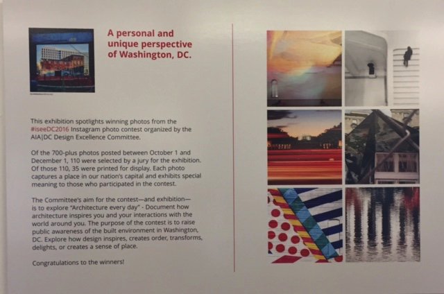 murielwatkins's tweet photo. @WashingtonDCAIA winning photos from #iseeDC2016 Instagram Photo Contest: 35 of 700+ images on view until April 1. https://t.co/2lECWpxf0k