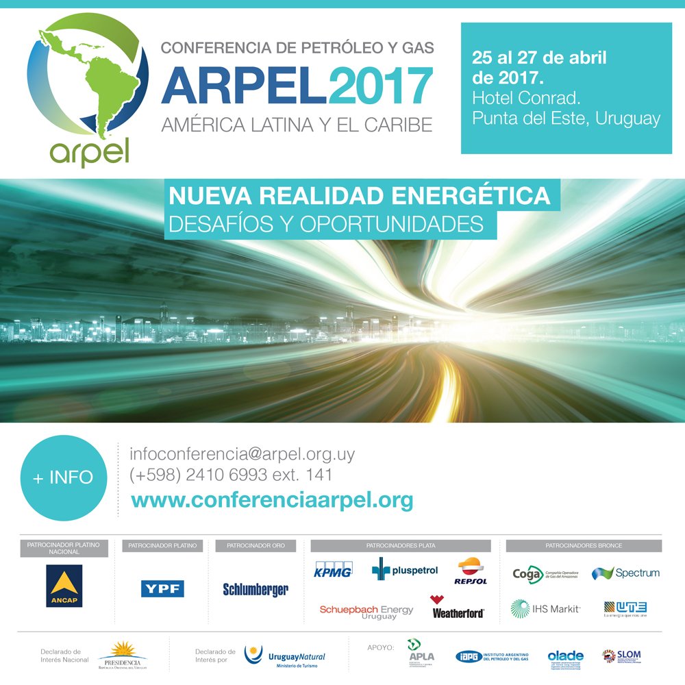 ARPEL_Petroleo's tweet image. Inscripciones con descuento antes del 24 de marzo  conferenciaarpel.org/index.php/es/i…