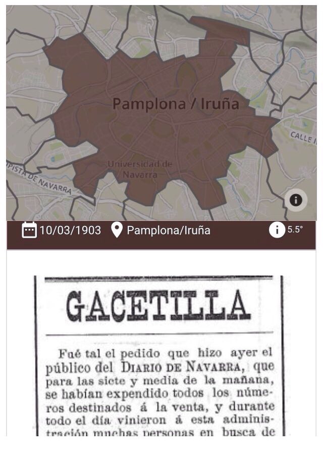 DNLaboratorio's tweet photo. Podréis consultar todos los datos de terremotos de más de 3 grados y cómo informó @DiariodeNavarra. En la imagen, info de 1903. https://t.co/Z1TkxYsGEB