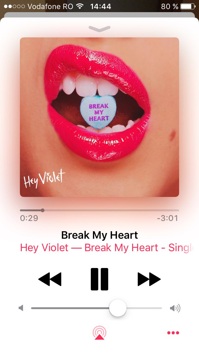HeyVioletNation's tweet photo. @HeyViolet #BreakMyHeart https://t.co/y9L7pfd7e0