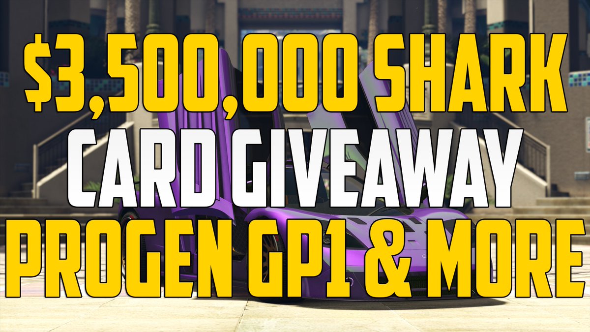 MrBossFTW's tweet image. $3,500,000 #GTAOnline Shark Card Giveaway For DLC!

1. RT This Tweet!
2. Follow Me @MrBossFTW!

Winner on Mon 3/13!
