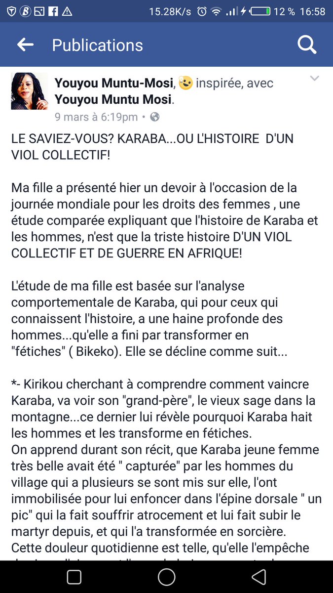 229People's tweet photo. LE SAVIEZ VOUS ? 
KARABA OU L'HISTOIRE D'UN VIOL COLLECTIF.
Le VIOL EST UN CRIME.
#wecandoitchallenge 
#lesavoirestunearme 
#iwd https://t.co/Y4Tkp1VEkh