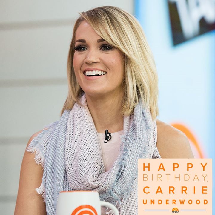 Happy birthday, Carrie Underwood! 