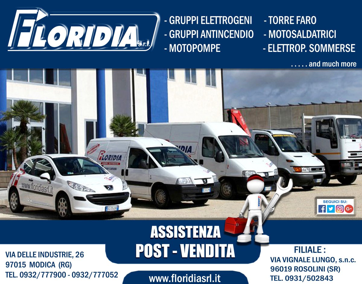 FloridiaSrl's tweet photo. #FloridiaSrl #GruppiElettrogeni https://t.co/jHPSlWQodv