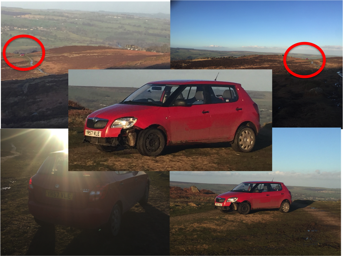 @better_ilkley I saw this on Wednesday evening; when did it become acceptable to drive up above the Cow&amp;Calf rocks and park?