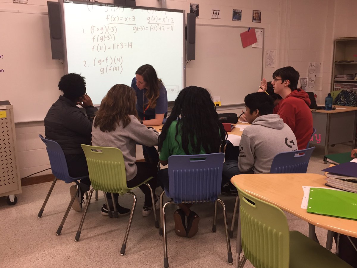 grcollegiate's tweet photo. Personalized learning in @kmready Alg2. Ss use @khanacademy @IXLLearning in between tutorials for various math areas. @vbschools @BeachSupe https://t.co/04McMTbjE3