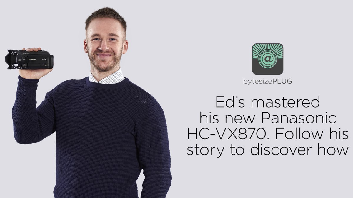 BytesizePlug's tweet image. Ed&apos;s written a rather splendid review of the Panasonic HC-VX870. Peruse on Workplace or here: bit.do/edvx870