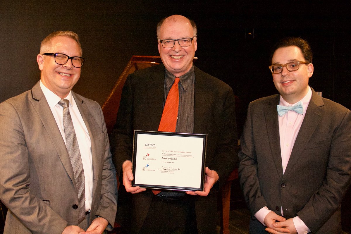 Owen Underhill Receives CMC BC Lifetime Achievement Award At Gala musiccentrebc.ca/2017/owen-unde…