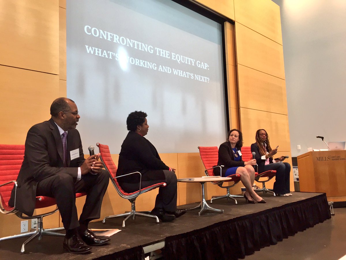 citygirloutdoor's tweet photo. Morning panel on confronting the equity gap is off to a great start at @CSRBMills in Oakland #CSRB17 #NIlocal https://t.co/W3Ak8KXOrw