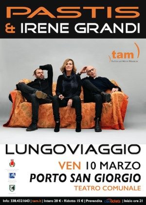 A Porto San Giorgio sta per arrivare #IreneGrandi!Questa sera in concerto con Lungoviaggio. bit.ly/2mrEIwf @CulturaPsg <a href="/amiciditam/">tamclub</a>