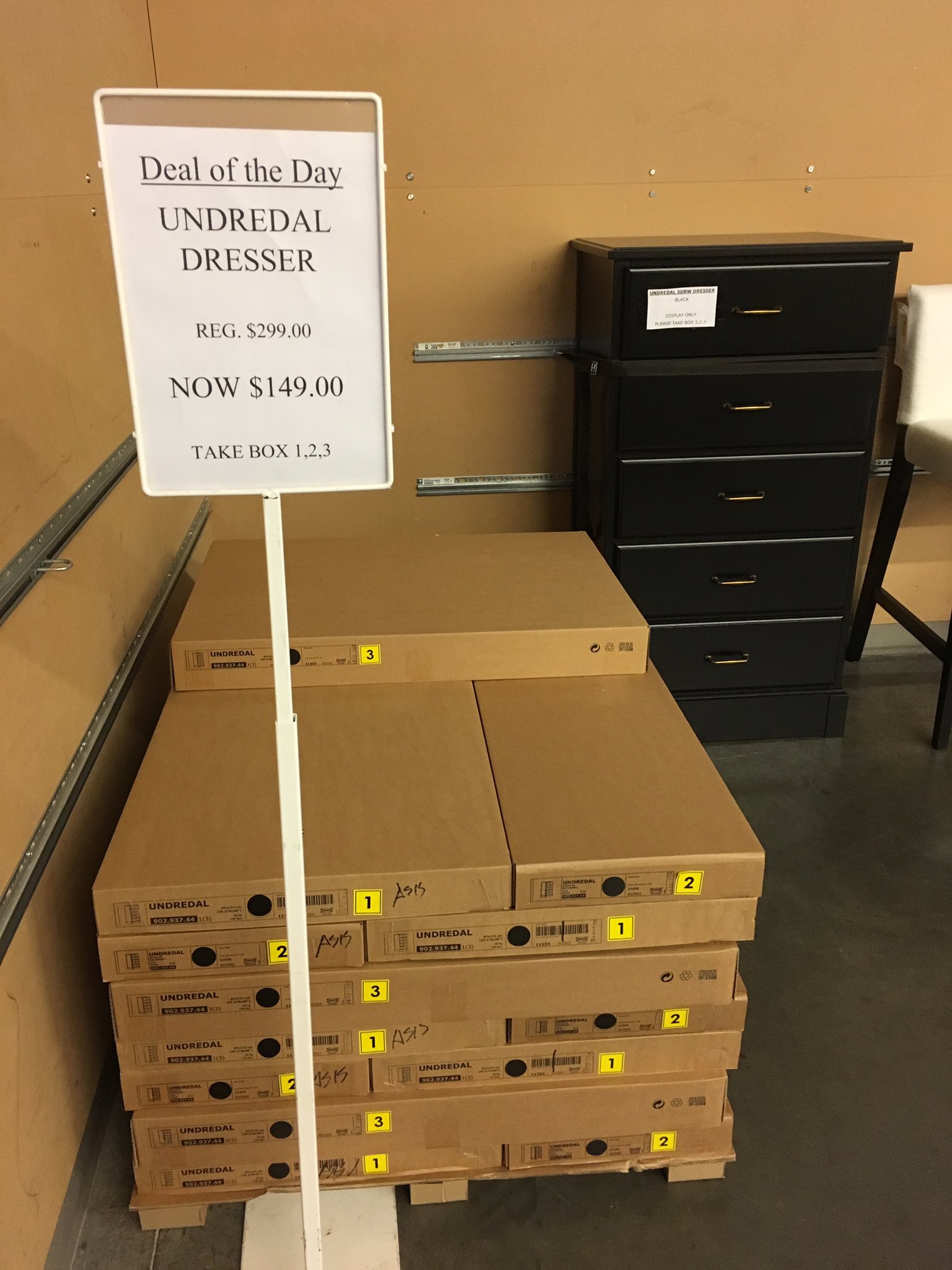 Ikea sale undredal dresser