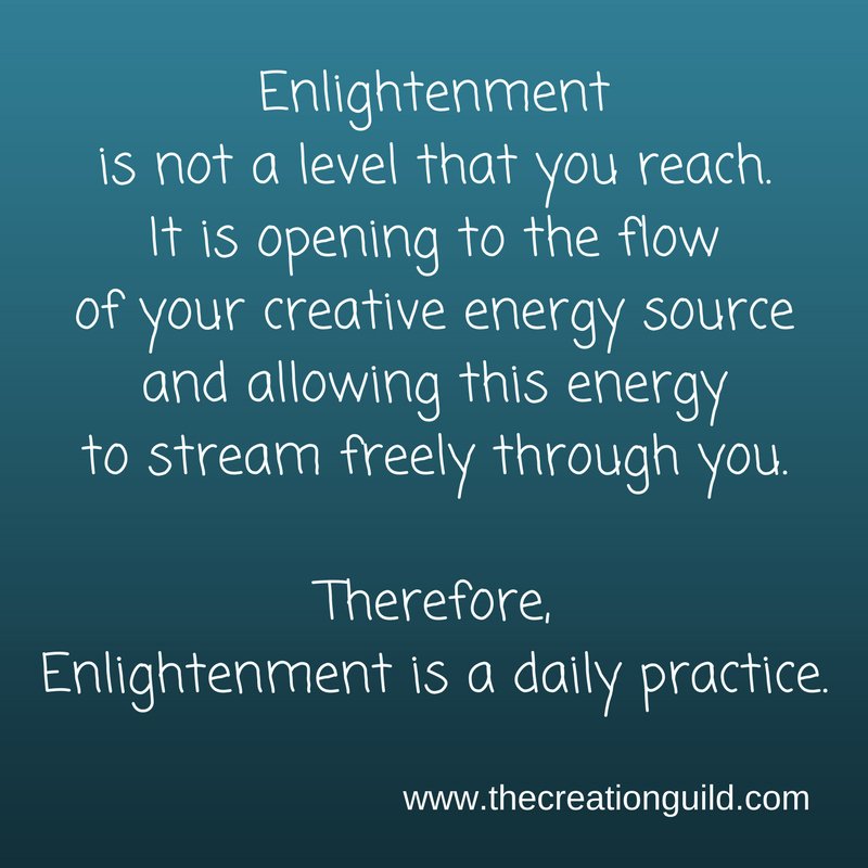 gallantstudio's tweet photo. What is enlightenment? It is not a level to achieve. Enlightenment is being in your creative source flow #flow #thecreationguild #createlife https://t.co/UNKiiaHDVc