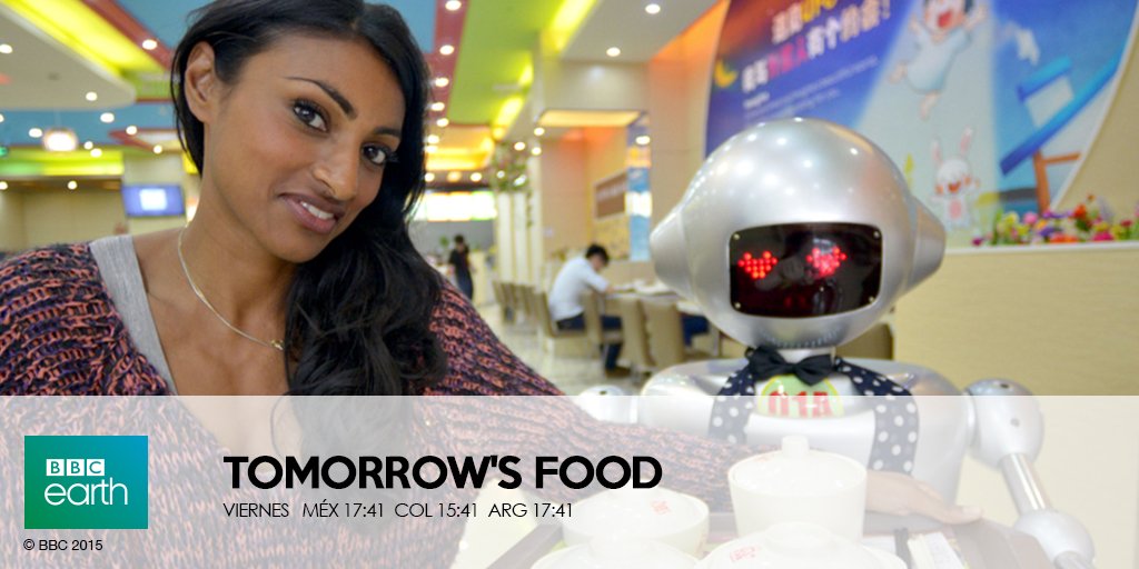 BBCEarthLatam's tweet photo. Veamos de qué manera hemos estado cambiando ingeniosamente nuestra manera de alimentarnos y como seguirá evolucionando. #TomorrowsFood https://t.co/ARi0StQNiF