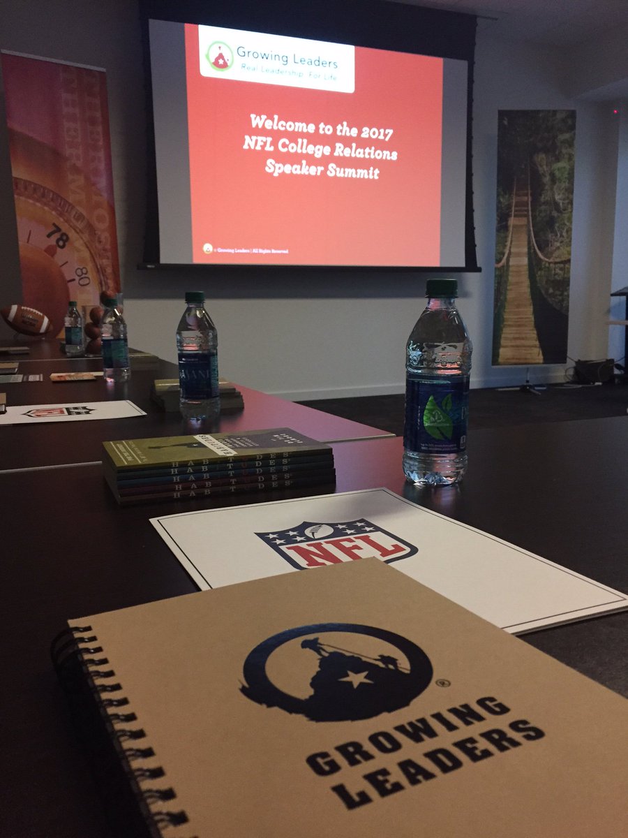 GrowingLeaders's tweet photo. We are honored to be hosting a training today with @NFLFootballOps. https://t.co/gLc7NCHQpi