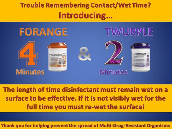 Daniel_NYP's tweet photo. First there was #Forange then #Twurple! What's next?! #ContactTime #InfectionPrevention https://t.co/AkX45fQAjh
