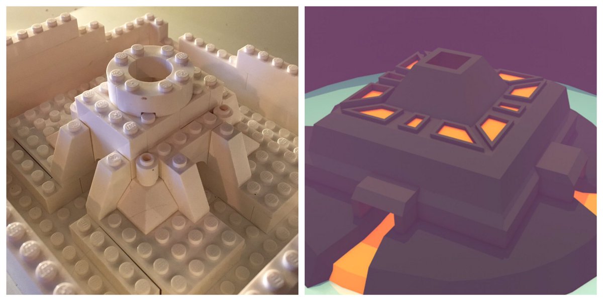 polygonandpixel's tweet photo. Design a level, they said. 
But I can't draw. 
Do it in Lego then. 
🤗
#gamedev #LEGO #C4D #indiedev 
#screenshot #indiegame #leveldesign https://t.co/Eag0HsERED