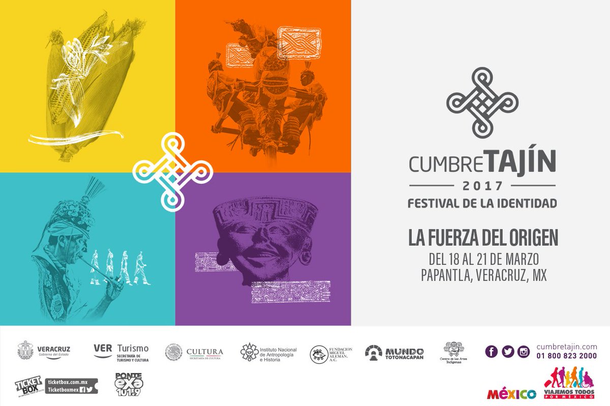 SEDARPAVer's tweet photo. Vive el festival más importante de la cultura veracruzana, @CumbreTajin "La Fuerza del Origen" del 18 al 21 de Marzo en Papantla, Veracruz. https://t.co/hEi3QrczWP