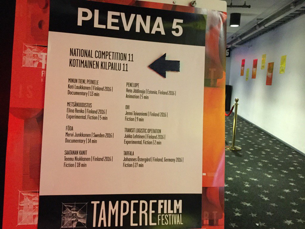 JaanaTeravainen's tweet photo. Otetaan vielä Kotimainen kilpailu 11. Luvassa mm Elina Renko: Metsänuudistus. #TREFF2017 #Tampere https://t.co/73O7BZtkNX