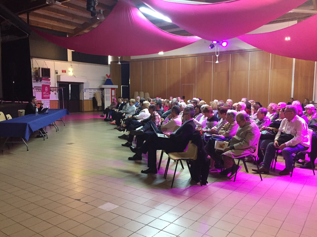 Ce soir une Conférence "recette du bien vieillir...pour préserver son autonomie " avec le Pr Blain <a href="/Xavier_Mirault/">XavierMirault Pérols</a>  @JPRICO2014 #Perols