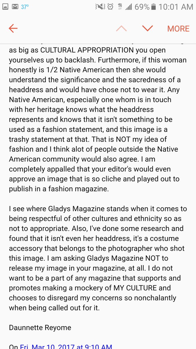 DaunnetteNeRaih's tweet photo. #indigenousyouthrise #headdressesRnot4fashion #werenotacostume #saynototheheaddress #wearestillhere #endculturalappropriation
-Daunnette https://t.co/BVhSL3GWuB