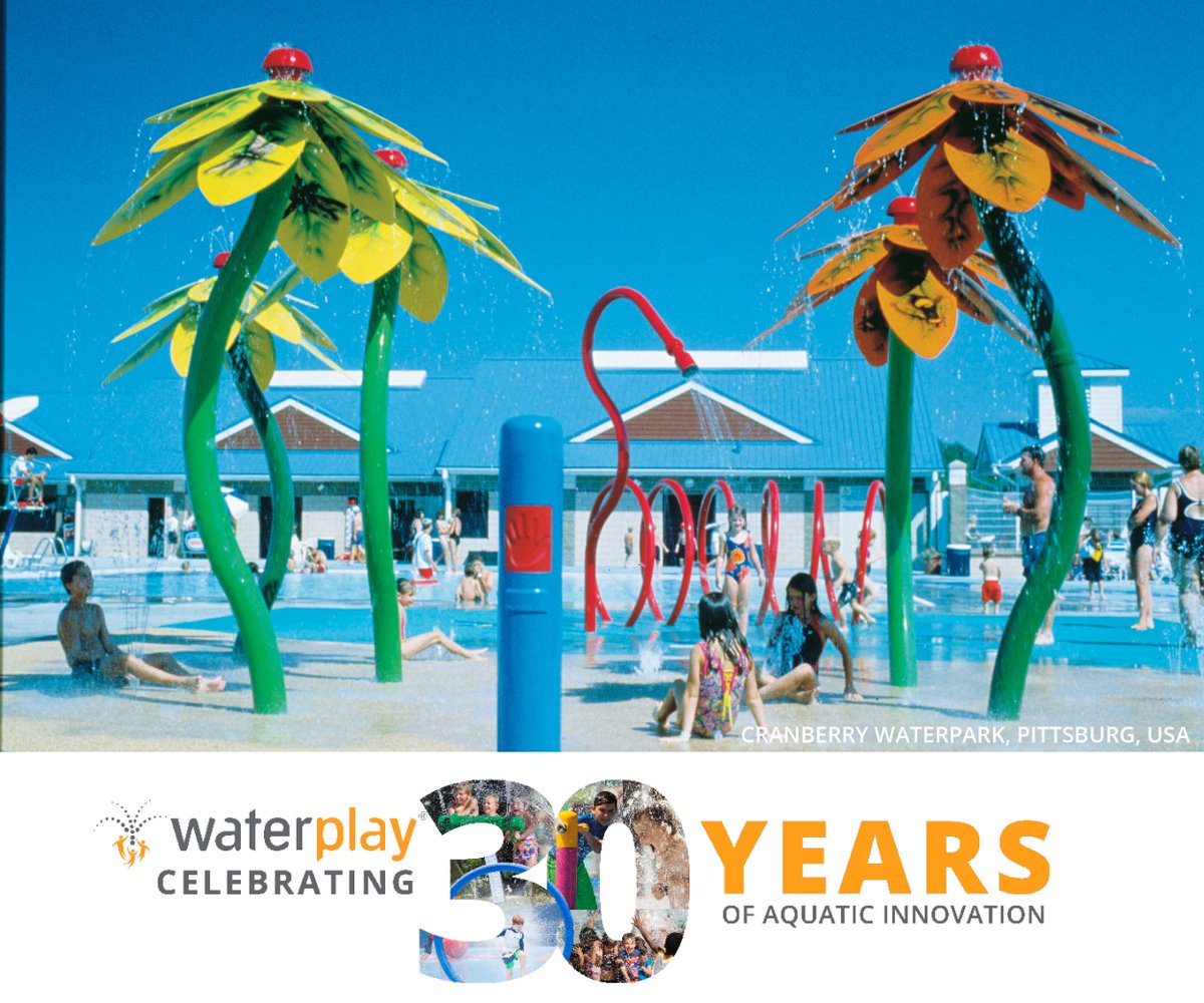 Waterplayers's tweet photo. It's our 30th Birthday (but we're still kids @ heart!) #theWaterplayDifference #Waterplayers #AquaticPlay #SplashPad https://t.co/pon30oDNeo