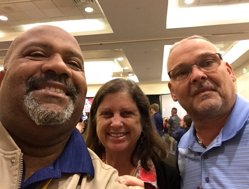 VCSAlternativED's tweet photo. Dale Johns, Trace Hines and Mike Plummer wraps up in Dallas Texas @NAEA_HOPE https://t.co/2O2mFOz6y4