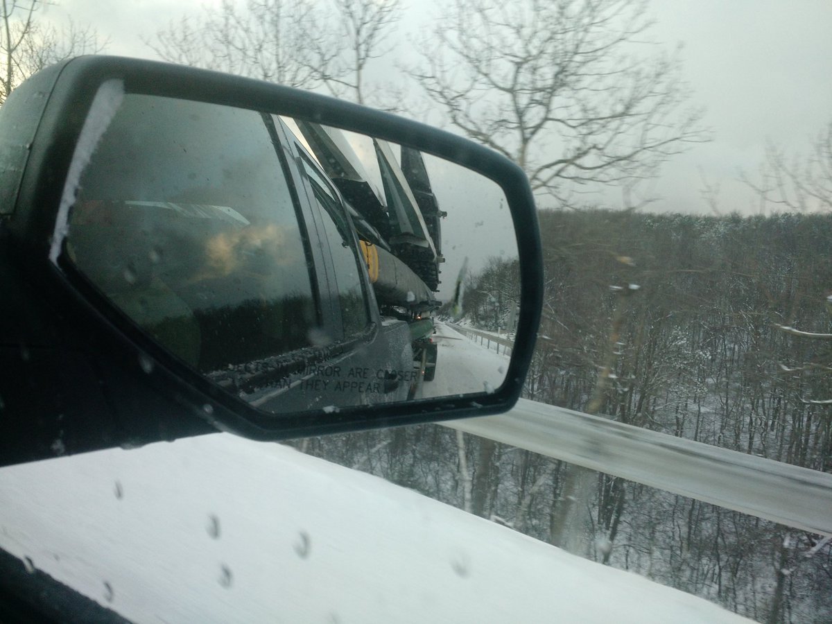 8 hours south and it doesn't feel very spring break yet. #UVMCrew.