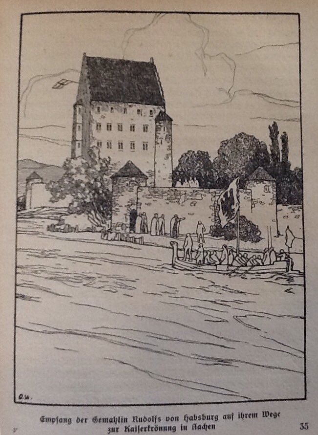 hochrhein's tweet photo. unser #hochrhein loesungsvorschlag: besuch von #beuggen von der CH rheinseite - wie vor jahrhunderten https://t.co/EIIIGsv8Xd