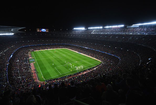 ESPNFC's tweet photo. ICYMI: Barcelona fans celebrated Sergi Roberto's goal so hard, it led to a recording of 1.0 on the Richter scale. https://t.co/ywTR5lUZRP https://t.co/qv7Z9YFUDy