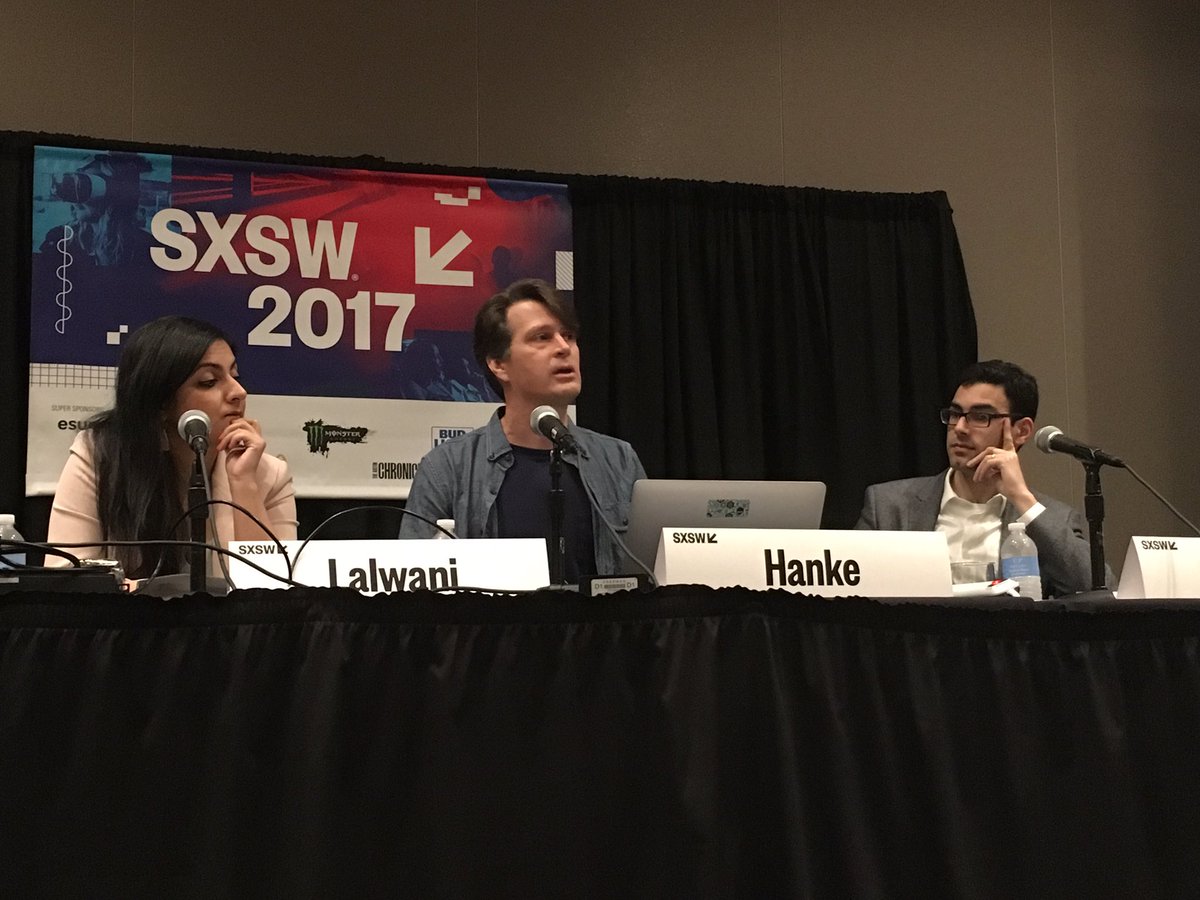 WrinkleCreative's tweet photo. "If we get people together in public spaces, good things can happen." @NianticLabs @knightfdn AR/urban revitalization. @sxsw @MosaicFilmExp https://t.co/34MpwAyVkx
