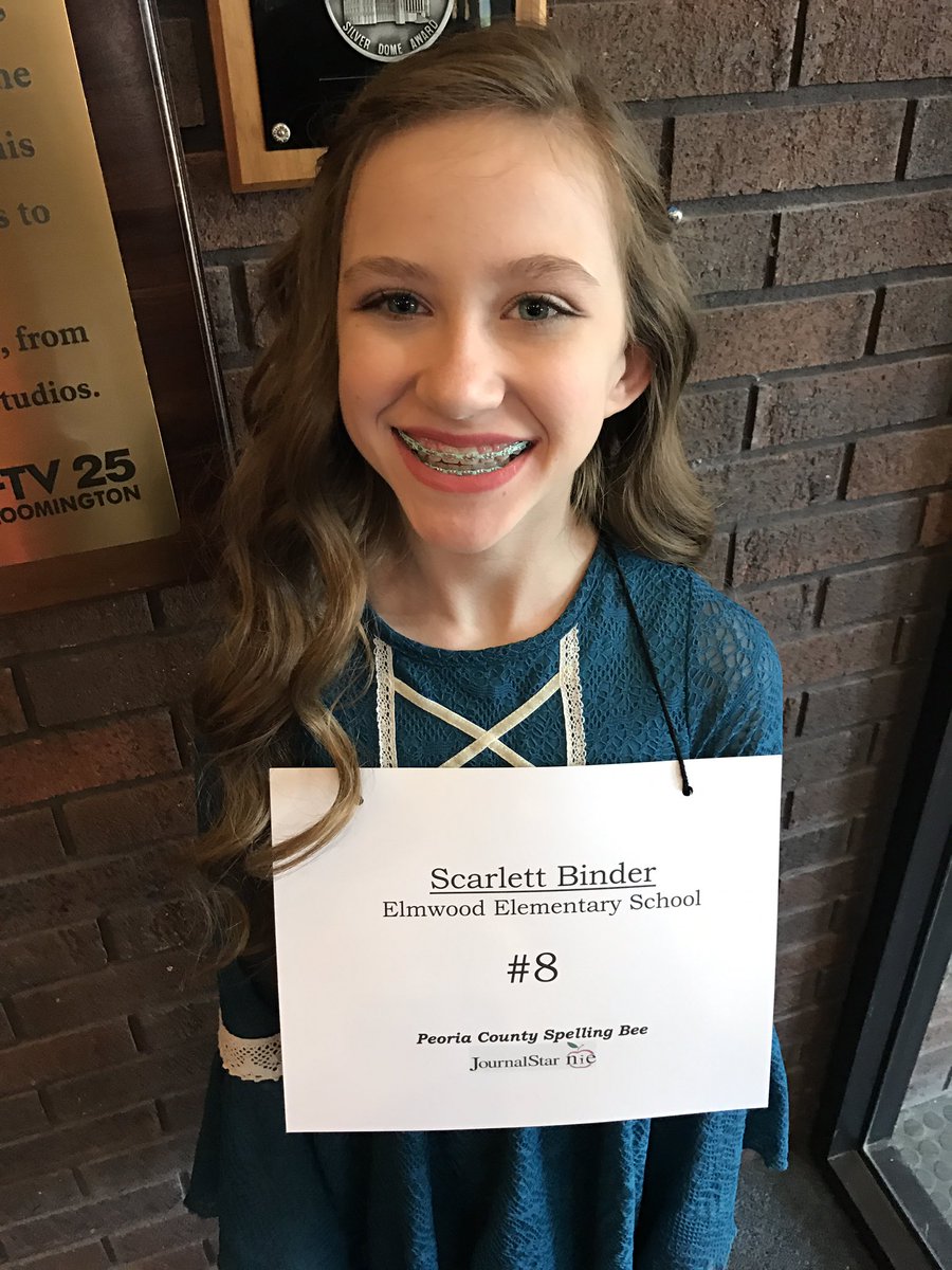 Zack_Binder's tweet photo. The Rose 🌹 at the Bee 🐝 #spellingbee #prouddad #journalstar https://t.co/TQWX297emE